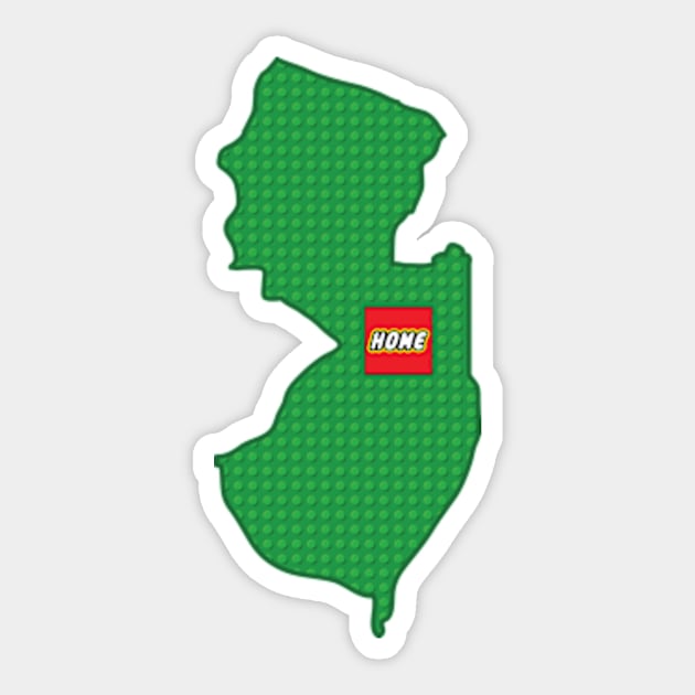 NJ Home Sticker by iMadeThis! Tee